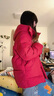 雪中飛2025冬新款女士棉花糖包裹感羽絨服休閑百搭溫暖舒適 紅色|1235 M /160/84A 曬單實(shí)拍圖