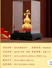 大明銅匠絨沙金葫蘆擺件福祿吉祥家居客廳博古架電視柜酒柜喬遷新居禮物 曬單實(shí)拍圖