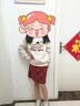 優(yōu)優(yōu)1點(diǎn)（Yoyo one）女童連衣裙秋冬毛衣短裙兒童2025新款女孩洋氣裙子大童超好看套裝 19812米白色+4536紅色 150 150cm 曬單實(shí)拍圖