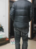 JASONWOOD【堅持我的】男士羽絨服2025新款冬季加厚防寒中年爸爸冬裝外套 高檔黑色【現貨速達】 L 建議【120-135斤】 曬單實(shí)拍圖