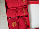 貓人【本命年騏驥紅套裝】男士紅內褲男襪子禮盒純棉馬年短褲25新款 曬單實(shí)拍圖