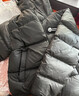 熊貓[張予曦同款]泡泡保暖男女款2025秋冬新款防風(fēng)防潑水加厚羽絨服 幻影黑，男女同款 A33CR07144Y6 L 曬單實(shí)拍圖