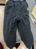 戴維貝拉兒童棉褲冬裝男童夾棉褲子男寶寶休閑運動(dòng)褲童裝 曬單實(shí)拍圖