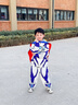 ULTRAMAN奧特曼衣服男童加絨加厚發(fā)光冬裝兒童賽羅男孩冬季套裝蜘蛛俠童裝 披風(fēng)款【無(wú)限賽羅】（發(fā)光）（加絨加厚） 披風(fēng)+套裝 130 【建議身高120-130cm】 曬單實(shí)拍圖