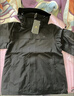 拓路者徒步?jīng)_鋒衣男硬殼戶(hù)外旅行高海拔登山服秋冬季夾克外套防風(fēng)防水 黑色 單沖/腋下拉鏈 M 曬單實(shí)拍圖
