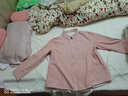 初徑加絨加厚純棉襯衫女燈芯絨百搭寬松顯瘦保暖打底衫秋冬季新款襯衣 粉紅色【加絨款】 L 曬單實(shí)拍圖