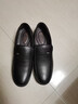 蜻蜓牌男鞋新款春秋季真皮男士皮鞋透氣商務(wù)正裝休閑中年人爸爸鞋中老年 黑色 42 曬單實(shí)拍圖