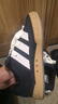 adidas「鯊魚(yú)面包鞋」ADIMATIC經(jīng)典運動(dòng)板鞋男女阿迪達斯三葉草   黑色/白色   42 曬單實(shí)拍圖