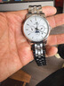上海（SHANGHAI）男士手表男 開(kāi)創(chuàng  )者 全自動(dòng)機械男表 商務(wù)白盤(pán)鋼帶夜光晝夜表6025 曬單實(shí)拍圖