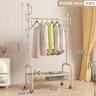 全品屋衣架落地立式衣帽架掛衣架臥室專(zhuān)用晾衣架掛衣服高級置物架單80 曬單實(shí)拍圖