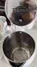志高（CHIGO）【熱銷(xiāo)百萬(wàn)+】燒水壺電熱水壺電水壺雙層防燙1.8L大容量家用燒水壺304不銹鋼內膽大功率快速燒水 曬單實(shí)拍圖