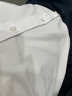 羅蒙（ROMON）純色商務(wù)職業(yè)正裝男士白襯衫工裝外套長(cháng)袖襯衣男CS108白色3XL 曬單實(shí)拍圖