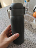 樂(lè )扣樂(lè )扣保溫杯女生高顏值男款大容量304不銹鋼水杯便攜杯子350ML灰色 曬單實(shí)拍圖
