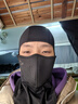 EVR騎行面罩磁吸頭套冬季加絨圍脖滑雪保暖護耳戶(hù)外裝備 黑色 曬單實(shí)拍圖
