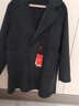 皮爾卡丹（pierre cardin）25秋冬短款高端雙面羊絨大衣女休閑新款羊毛大衣女西服呢外套 灰 L 曬單實(shí)拍圖