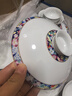 富玉餐具整套景德鎮琺瑯彩高檔奢華輕奢陶瓷高級碗碟套裝家用中式碗具 萬(wàn)花 68頭 曬單實(shí)拍圖