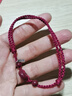 JCZS天然朱砂女出生年和平扣手煉紅繩原礦紫金砂男手煉編織手繩銀夫婦 朱砂平安扣紅繩【四股編】 曬單實(shí)拍圖
