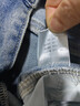 百圖betu女裝秋季新款牛仔褲國潮口袋哈倫褲港風(fēng)牛仔褲女2408T83 牛仔色 S 曬單實(shí)拍圖