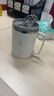 彩致（CAIZHI）304不銹鋼水杯馬克杯咖啡杯帶蓋家用雙層防燙喝水杯子 白色CZ6227 曬單實(shí)拍圖