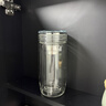 虎牌香港直郵虎牌（TIGER）玻璃杯茶水分離泡茶杯辦公車(chē)載男士水杯子 黑色短網(wǎng) 280ml 曬單實(shí)拍圖