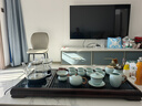 唐豐茶具套裝帶茶盤(pán)家用高檔自動(dòng)茶臺燒水壺一體式泡茶器全套茶壺茶杯 騰山茶盤(pán)+璃明燒水爐+天青西施壺14頭+天元（沖量款） 曬單實(shí)拍圖