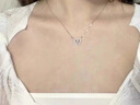 Cindy Kelly輕奢高級999銀項鏈女實(shí)用鎖骨鏈走心送生日新年禮物送女生女友 鏤空蝴蝶項鏈【送老婆女友實(shí)用高檔】 曬單實(shí)拍圖
