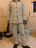秋鹿睡衣女睡衣女三層加厚夾棉加厚碎花高級感家居服套裝新款 曬單實(shí)拍圖
