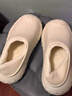潔麗雅手術(shù)室棉拖鞋男冬季新款外穿防滑醫護加絨保暖厚底防水包跟棉鞋女 卡其 【1.0 經(jīng)典款｜店長(cháng)力薦】 38-39 【適合37-38】 曬單實(shí)拍圖