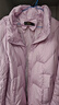 雪中飛女士鵝絨糖果色羽絨服簡(jiǎn)約百搭日常通勤立領(lǐng)純色冬季保暖外套潮 粉紫色 S (160) 曬單實(shí)拍圖