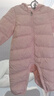 英氏（YEEHOO）嬰兒衣服新生兒羽絨服冬季保暖連體衣羽絨爬服 曬單實(shí)拍圖