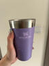 史丹利Stanley時(shí)尚桌面杯不銹鋼保溫保冰保冷飲料啤酒水杯子 473ml-紫色 曬單實(shí)拍圖
