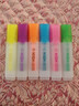 熒光筆高顏值學(xué)生用彩色標記筆淡色系復古莫蘭迪色系做筆 大容量熒光筆 6支 曬單實(shí)拍圖