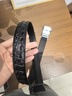 七匹狼皮帶男腰帶鱷魚(yú)皮實(shí)用內穿輕奢新款禮物生日送老公男友爸爸真皮 曬單實(shí)拍圖