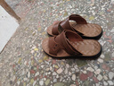 星頭啄木鳥(niǎo)【100%牛皮牛筋底】2025新款涼鞋男真皮男士防滑涼拖兩用沙灘鞋男 星頭啄木鳥(niǎo)5807新款棕色/N 41 曬單實(shí)拍圖