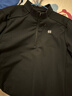 KOLON SPORT/可隆戶(hù)外長(cháng)袖T恤 男子吸濕排汗抗菌半拉鏈內搭上衣 LHZT5WNT11-BK 黑色 2XL 185/104A 曬單實(shí)拍圖