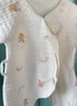 婧麒（JOYNCLEON）新生嬰兒衣服春秋季純棉初生寶寶連體衣a類(lèi)春裝新款和尚服 彩虹小熊+熊熊仔 59cm 曬單實(shí)拍圖