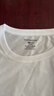 三槍男士T恤100%純棉老人圓領(lǐng)短袖老頭衫夏季白打底寬松運動(dòng)汗衫打底 天際白+天際白（均為100%棉） XL (175) 【125-150斤】 曬單實(shí)拍圖