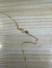 周大生【新年禮物】18K黃金項鏈O字鏈素鏈鎖骨鏈送女友約1.5g/45cm 曬單實(shí)拍圖