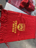 北羅中國紅圍巾定制logo刺繡企業(yè)年會(huì )慶典聚會(huì )馬年新春大紅色羊絨圍脖 【9.9元/100g精品長(cháng)須小圍巾】180*33cm 均碼 曬單實(shí)拍圖