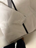羅蒙（ROMON）337g鵝絨羽絨服男冬季加厚2025新款防風(fēng)防寒保暖短款面包服外套 白色【新國標鵝絨】 L 【120-135斤】 309.3g 曬單實(shí)拍圖