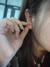 中國珠寶兔子耳朵蜂巢黃金耳環(huán)女999足金耳釘新年情人節禮物送女朋友 金重約2.3g【足金耳釘】 曬單實(shí)拍圖