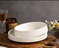 舍里日式磨砂盤(pán)子陶瓷餐具高級感西餐餐盤(pán)家用菜盤(pán)湯盤(pán)意面盤(pán)沙拉盤(pán) 7.5英寸碗+8.5英寸盤(pán) 尺寸詳見(jiàn)圖二 曬單實(shí)拍圖