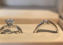 初逅 結婚一對仿真假鉆戒活口女戒求婚結婚拍照道具送女友飾品 【為愛(ài)加冕對戒】贈首飾盒 曬單實(shí)拍圖