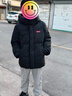 鴨鴨【孫穎莎同款】?jì)和鸾q服男女童冬季短款加厚三防蓄熱保暖外套HY 曬單實(shí)拍圖