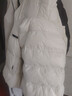 鴨鴨羽絨馬甲女外穿2025秋冬新款時(shí)尚連帽坎肩馬夾背心百搭羽絨服外套 米白色 XL 曬單實(shí)拍圖