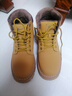 回力男鞋馬丁靴男冬季高幫戶(hù)外保暖靴子男復古工裝棉鞋 駝色加絨 42 曬單實(shí)拍圖