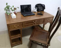 唐煌軒紅木家具非洲雞翅木(學(xué)名:非洲崖豆木)電腦桌家用實(shí)木中式書(shū)房書(shū)桌寫(xiě)字臺辦公桌 128*60*76cm 曬單實(shí)拍圖