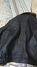 老爺車(chē)海寧頭層牛皮真皮皮衣男士皮毛一體可脫卸內膽加絨加厚皮夾克外套 黑色 699 真牛皮可脫卸內膽 3XL 190【150-165斤】 曬單實(shí)拍圖