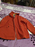 羅蒙（ROMON）純棉減齡寬松休閑衛衣短外套女2024春秋新款洋氣連帽開(kāi)衫春裝上衣 【高端款】桔紅色 XL 建議115-130斤 曬單實(shí)拍圖