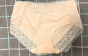 美·雅·挺中腰內褲女純棉全棉抗菌無(wú)痕透氣蕾絲收腹3條裝 M（80-110斤） 曬單實(shí)拍圖